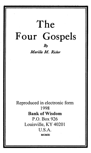 The Four Gospels